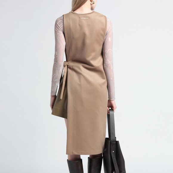 SOCIETE ANONYME Chagal Wool Midi Dress Size M Slit Side Made in Italy RRP €303 - Picture 3 of 6